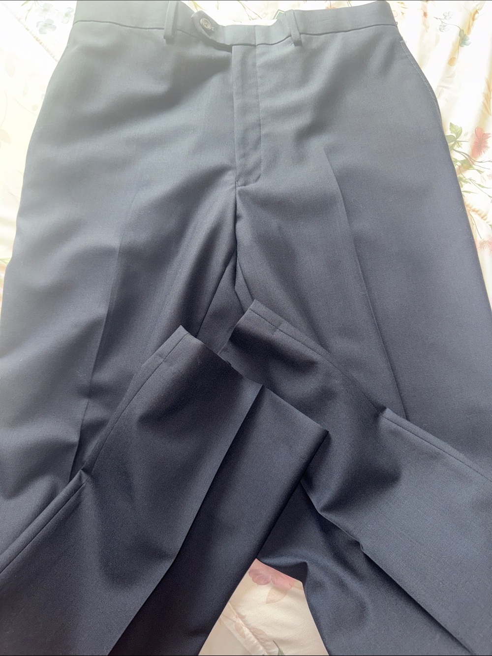 Polo Ralph Lauren Classic Navy wool  Dress Pants size 34W/34L Mens with pockets